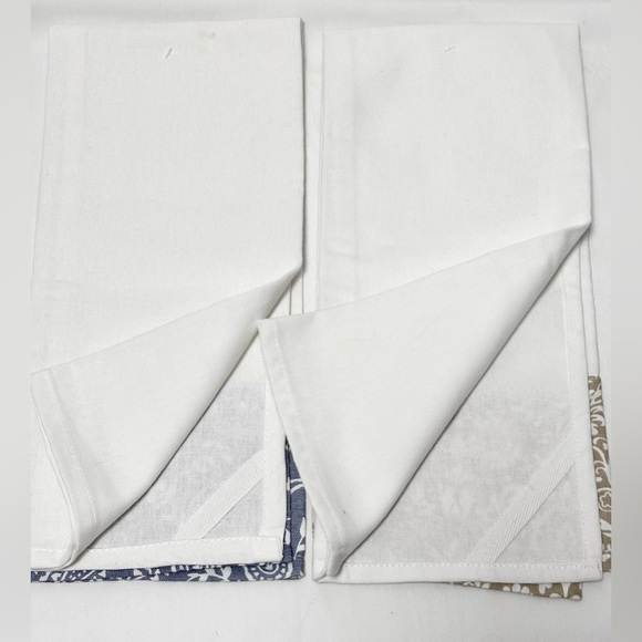 New Set of 2 Kitchen Bath Monogrammed L Cotton Towel Dish Cloth - Picture 5 of 7